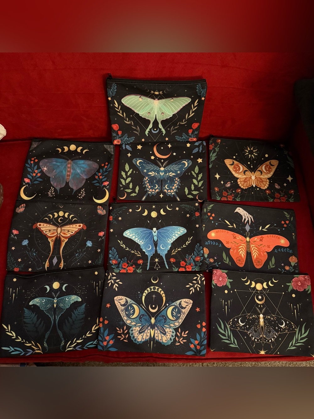 Butterfly & Moth Cosmetic Bag Pouch